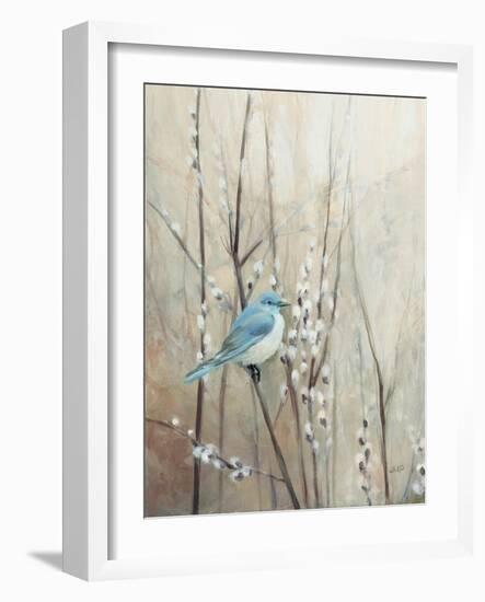 Pretty Birds Neutral IV Crop-Julia Purinton-Framed Art Print