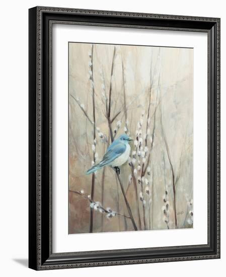 Pretty Birds Neutral IV Crop-Julia Purinton-Framed Art Print