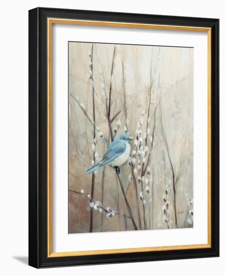 Pretty Birds Neutral IV Crop-Julia Purinton-Framed Art Print