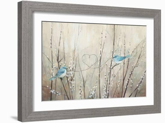 Pretty Birds Neutral String-Julia Purinton-Framed Art Print