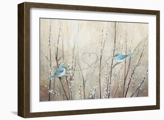 Pretty Birds Neutral String-Julia Purinton-Framed Art Print