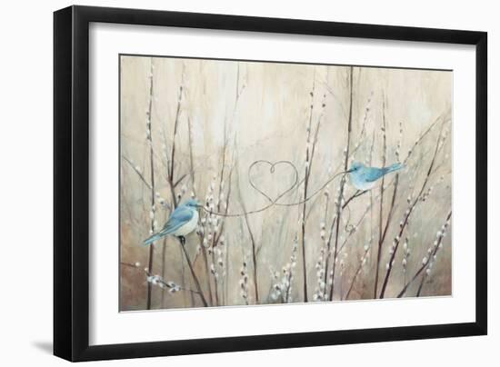 Pretty Birds Neutral String-Julia Purinton-Framed Art Print