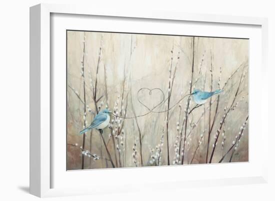 Pretty Birds Neutral String-Julia Purinton-Framed Art Print