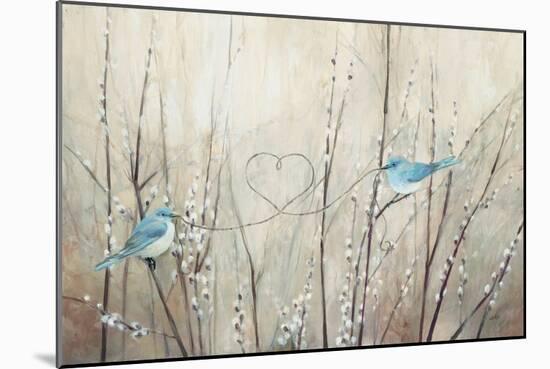 Pretty Birds Neutral String-Julia Purinton-Mounted Art Print