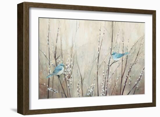 Pretty Birds Neutral-Julia Purinton-Framed Art Print