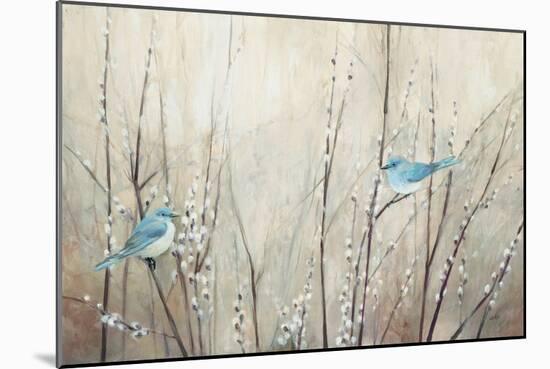 Pretty Birds Neutral-Julia Purinton-Mounted Art Print