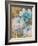 Pretty Blue Dahlias 2-Vera Hills-Framed Art Print