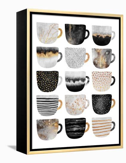 Pretty Coffee Cups-Elisabeth Fredriksson-Framed Premier Image Canvas