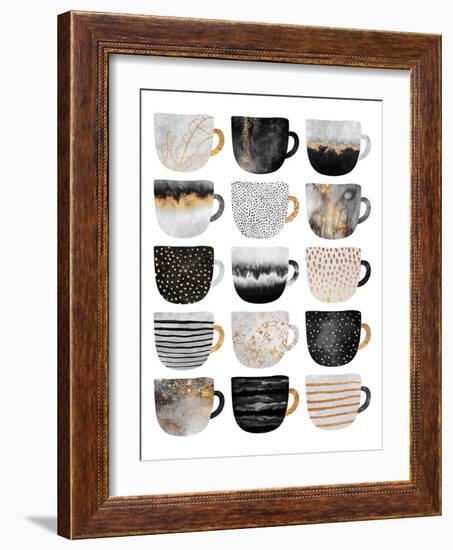 Pretty Coffee Cups-Elisabeth Fredriksson-Framed Giclee Print