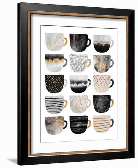 Pretty Coffee Cups-Elisabeth Fredriksson-Framed Giclee Print