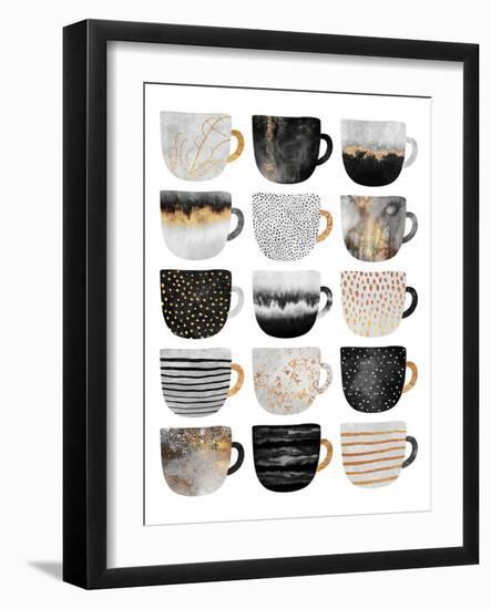 Pretty Coffee Cups-Elisabeth Fredriksson-Framed Giclee Print