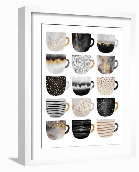 Pretty Coffee Cups-Elisabeth Fredriksson-Framed Giclee Print