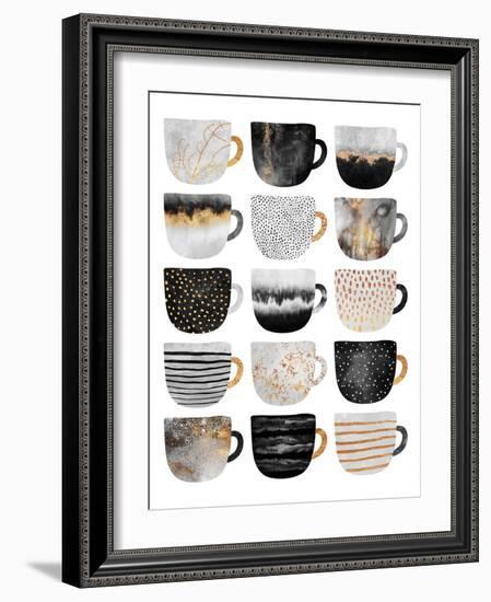 Pretty Coffee Cups-Elisabeth Fredriksson-Framed Giclee Print