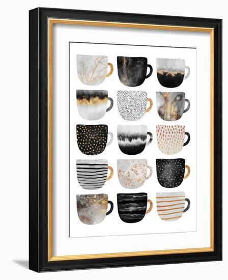 Pretty Coffee Cups-Elisabeth Fredriksson-Framed Giclee Print