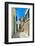 Pretty Colored Streets of Greek Islands-Maugli-l-Framed Photographic Print