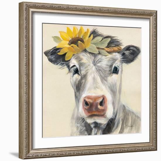 Pretty Cow-Silvia Vassileva-Framed Art Print