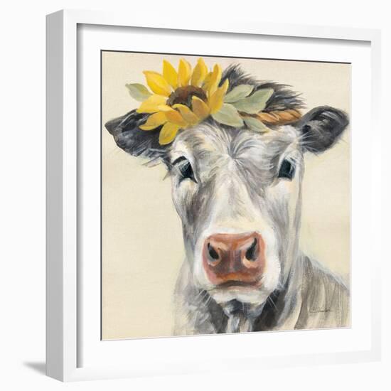 Pretty Cow-Silvia Vassileva-Framed Art Print