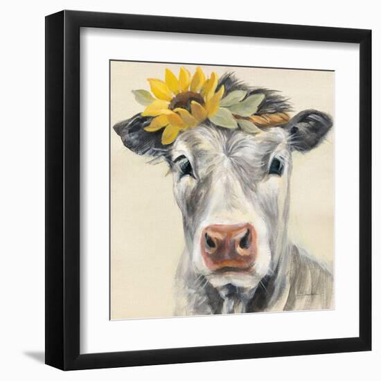 Pretty Cow-Silvia Vassileva-Framed Art Print