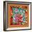 PRETTY FLORAL COLLAGE-Linda Arthurs-Framed Giclee Print