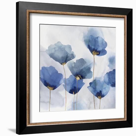 Pretty in Blue I-Isabelle Z-Framed Art Print