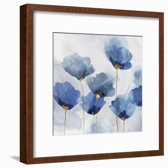 Pretty in Blue I-Isabelle Z-Framed Art Print