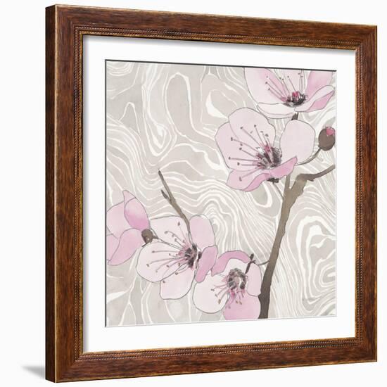 Pretty in Pink Blossoms 1-Megan Swartz-Framed Art Print