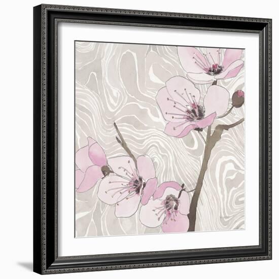 Pretty in Pink Blossoms 1-Megan Swartz-Framed Art Print