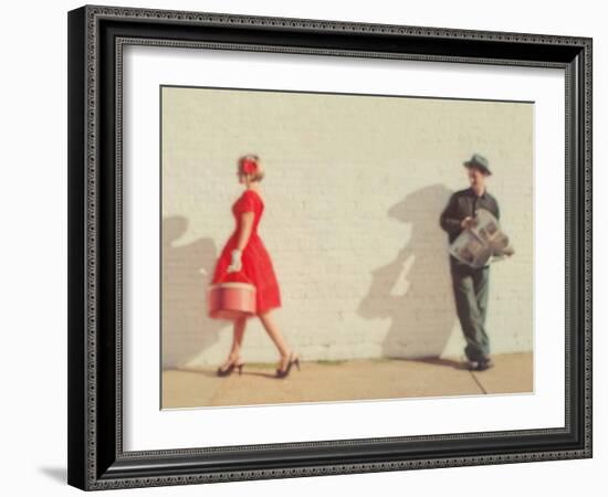 Pretty in Red-Mandy Lynne-Framed Art Print