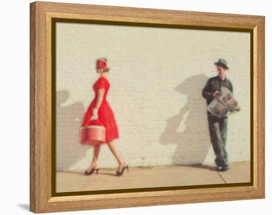 Pretty in Red-Mandy Lynne-Framed Stretched Canvas