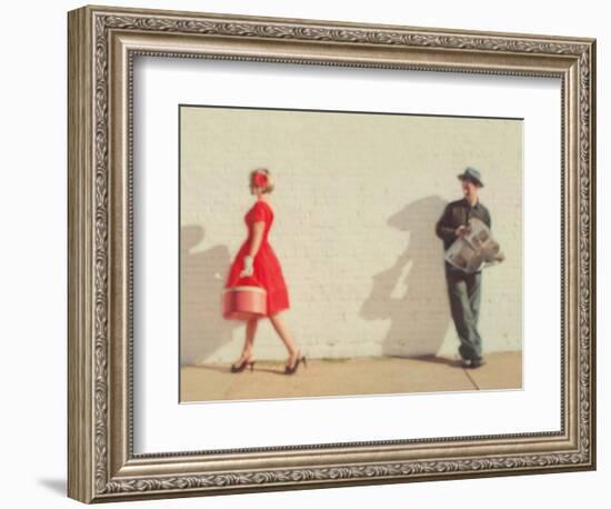 Pretty in Red-Mandy Lynne-Framed Art Print