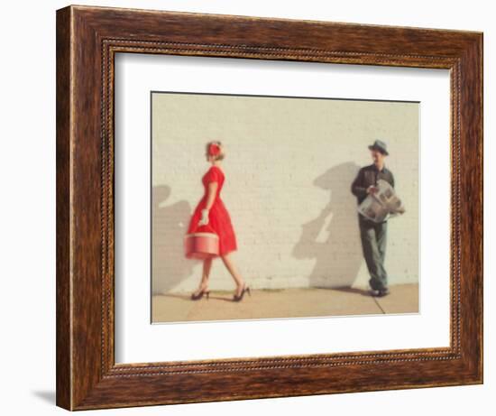 Pretty in Red-Mandy Lynne-Framed Art Print