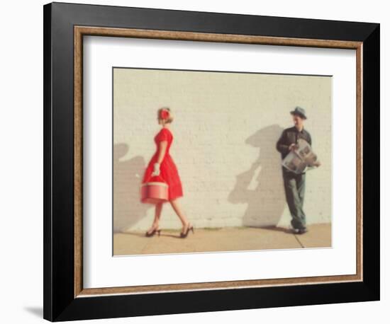 Pretty in Red-Mandy Lynne-Framed Art Print