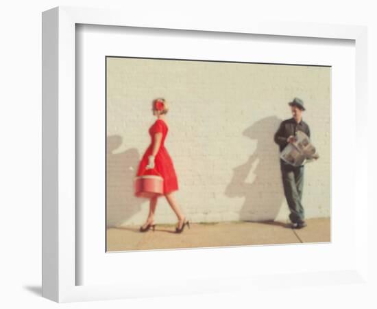 Pretty in Red-Mandy Lynne-Framed Art Print