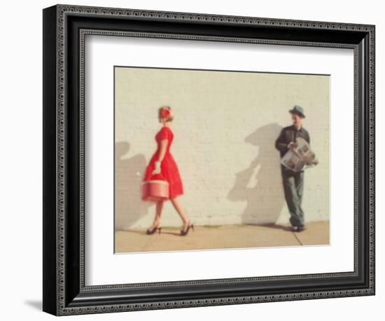 Pretty in Red-Mandy Lynne-Framed Art Print