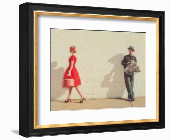 Pretty in Red-Mandy Lynne-Framed Art Print