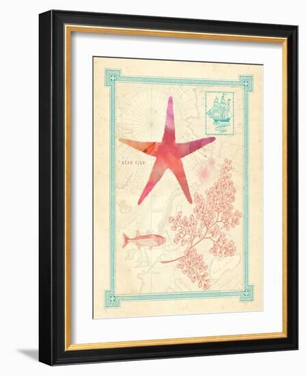 Pretty Ocean 3-Z Studio-Framed Art Print