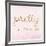 Pretty on the Inside Pink-Miyo Amori-Framed Premium Giclee Print