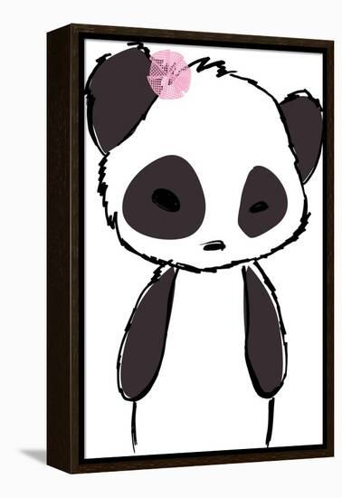 Pretty Panda-null-Framed Premier Image Canvas