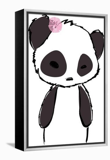 Pretty Panda-null-Framed Premier Image Canvas