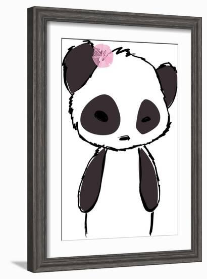 Pretty Panda-null-Framed Giclee Print