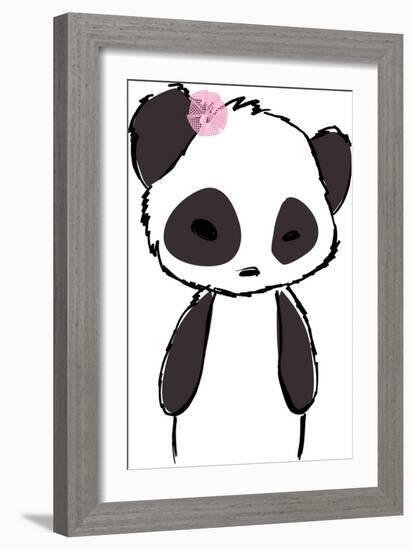 Pretty Panda-null-Framed Giclee Print