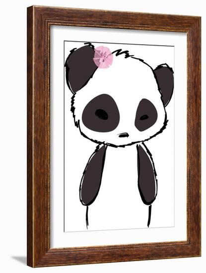 Pretty Panda-null-Framed Giclee Print