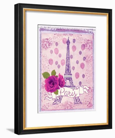 Pretty Paris Polaroid 1-Miyo Amori-Framed Premium Giclee Print