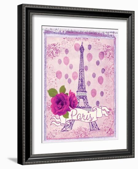 Pretty Paris Polaroid 1-Miyo Amori-Framed Art Print