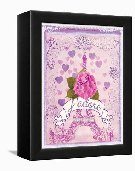 Pretty Paris Polaroid 2-Miyo Amori-Framed Stretched Canvas