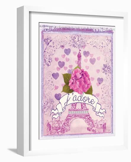 Pretty Paris Polaroid 2-Miyo Amori-Framed Art Print