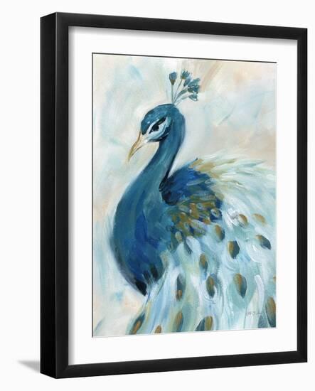 Pretty Peacocks II-Yvette St. Amant-Framed Art Print