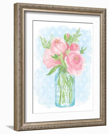 Pretty Peonies-Sara Zieve Miller-Framed Art Print