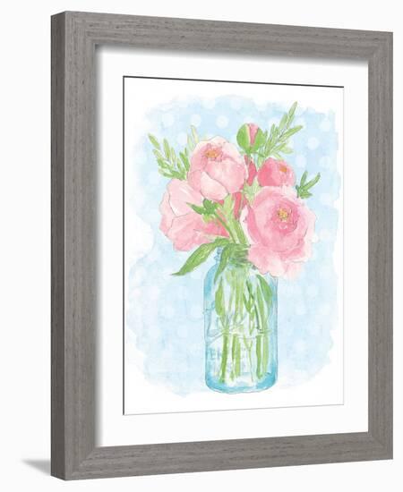 Pretty Peonies-Sara Zieve Miller-Framed Art Print