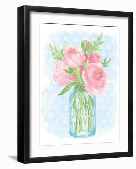 Pretty Peonies-Sara Zieve Miller-Framed Art Print